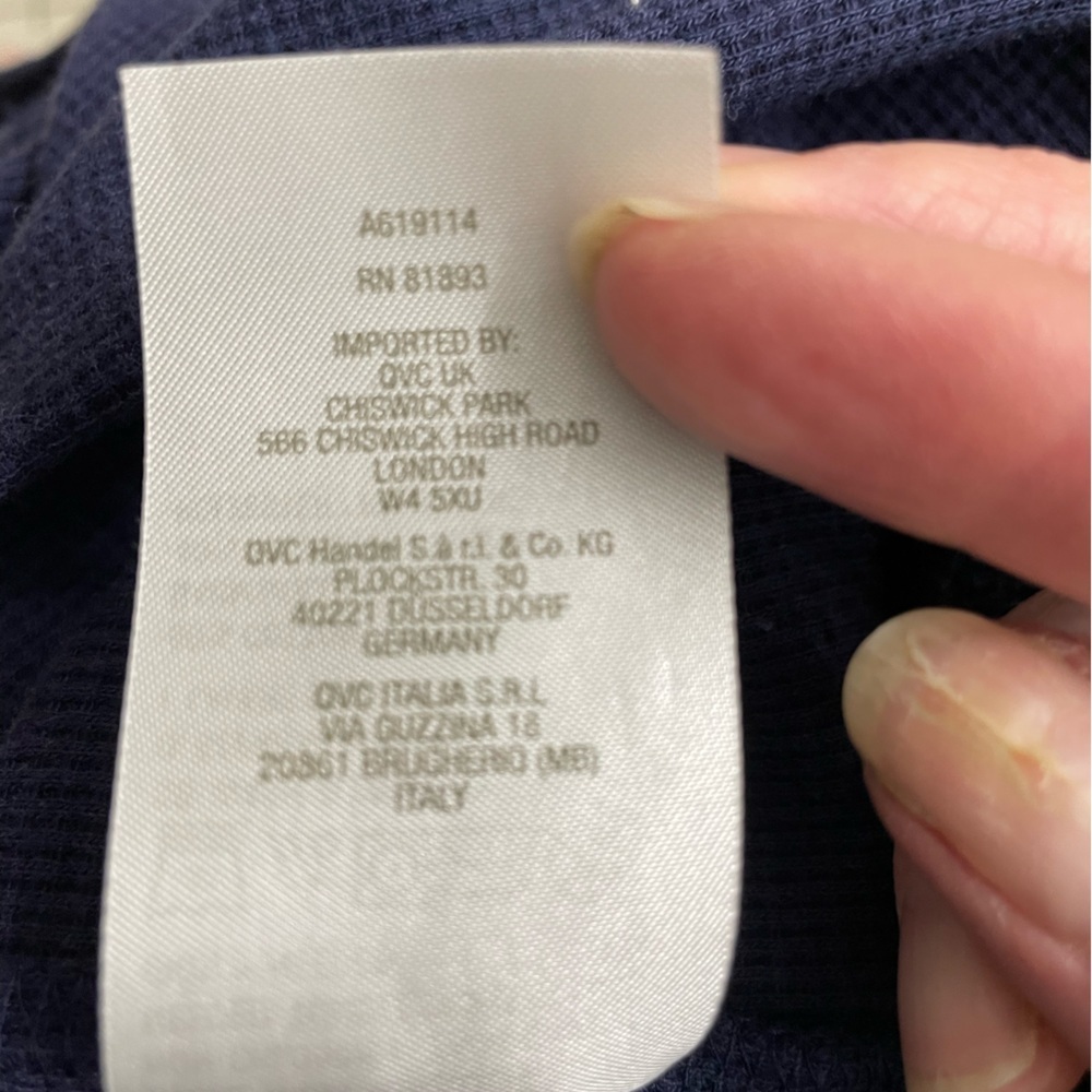 Mock neck waffle pullover - Picture 5 of 8